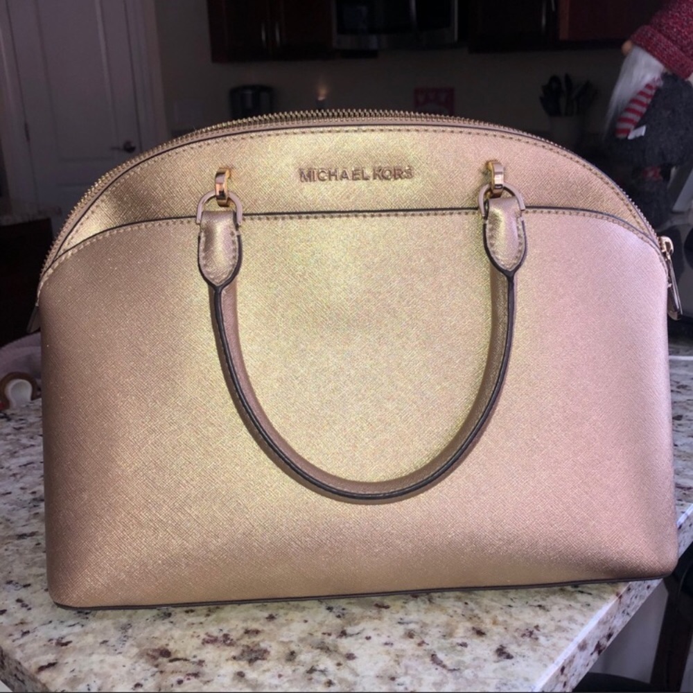 Authentic Michael Kors Gold purse